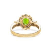 CHROME DIOPSIDE AND DIAMOND RING
