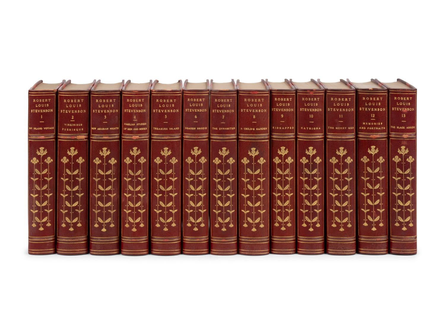 [Fine Binding] Stevenson, Robert Louis. Works