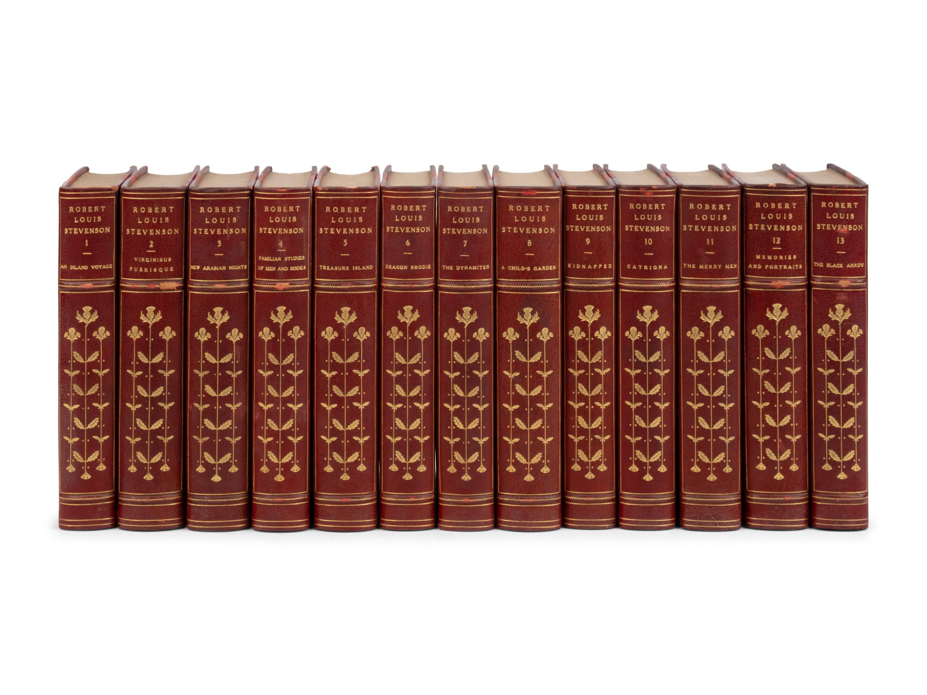 [Fine Binding] Stevenson, Robert Louis. Works