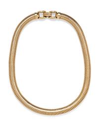 A 14 Karat Yellow Gold Necklace,