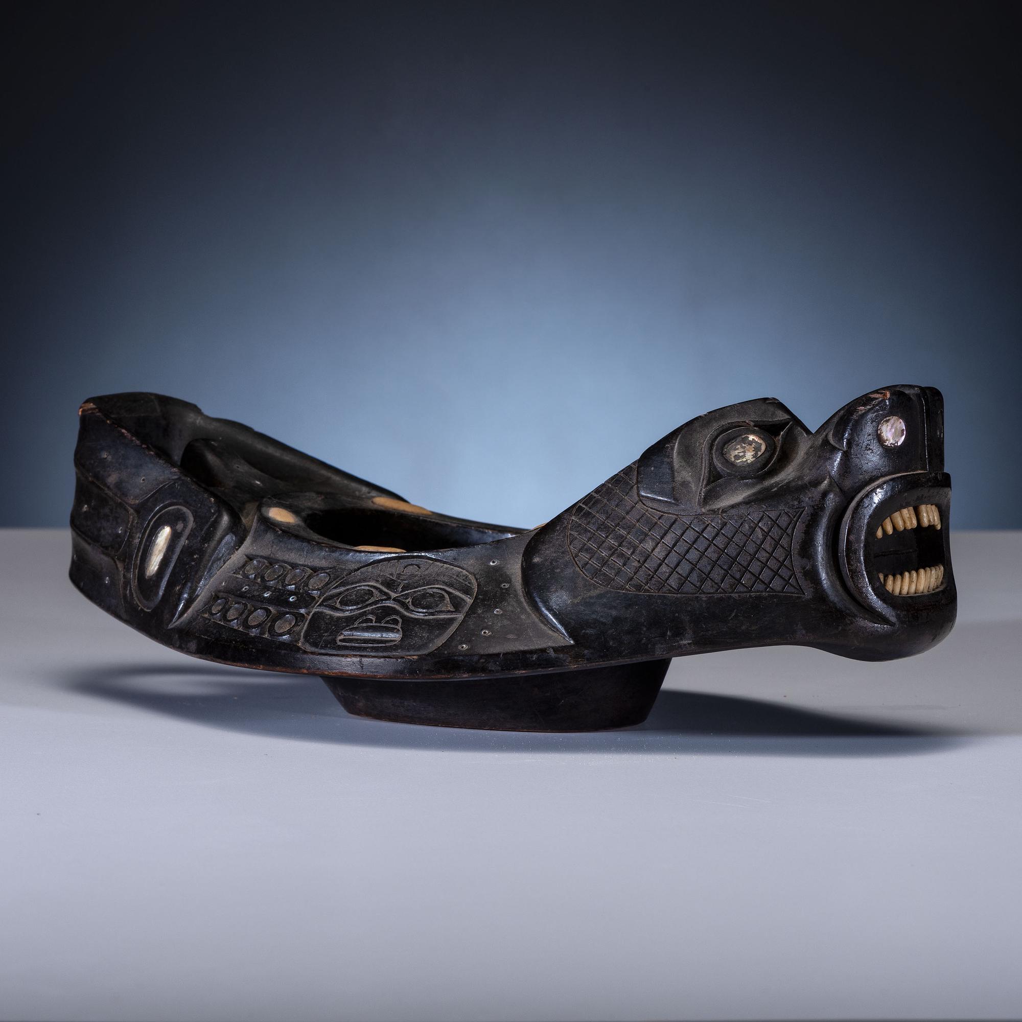 Carved Seal Lion Bowl