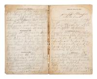 [CIVIL WAR]. Famed 20th Maine archive incl. letters and partial diary featuring Gettysburg content.