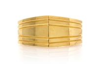 An 18 Karat Yellow Gold Cuff Bracelet, 55.00 dwts.