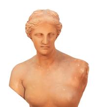 A Pair of Terracotta Busts on Pedestals