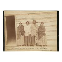 David F. Barry (American, 1854-1934) — Sitting Bull's House and Family 1891