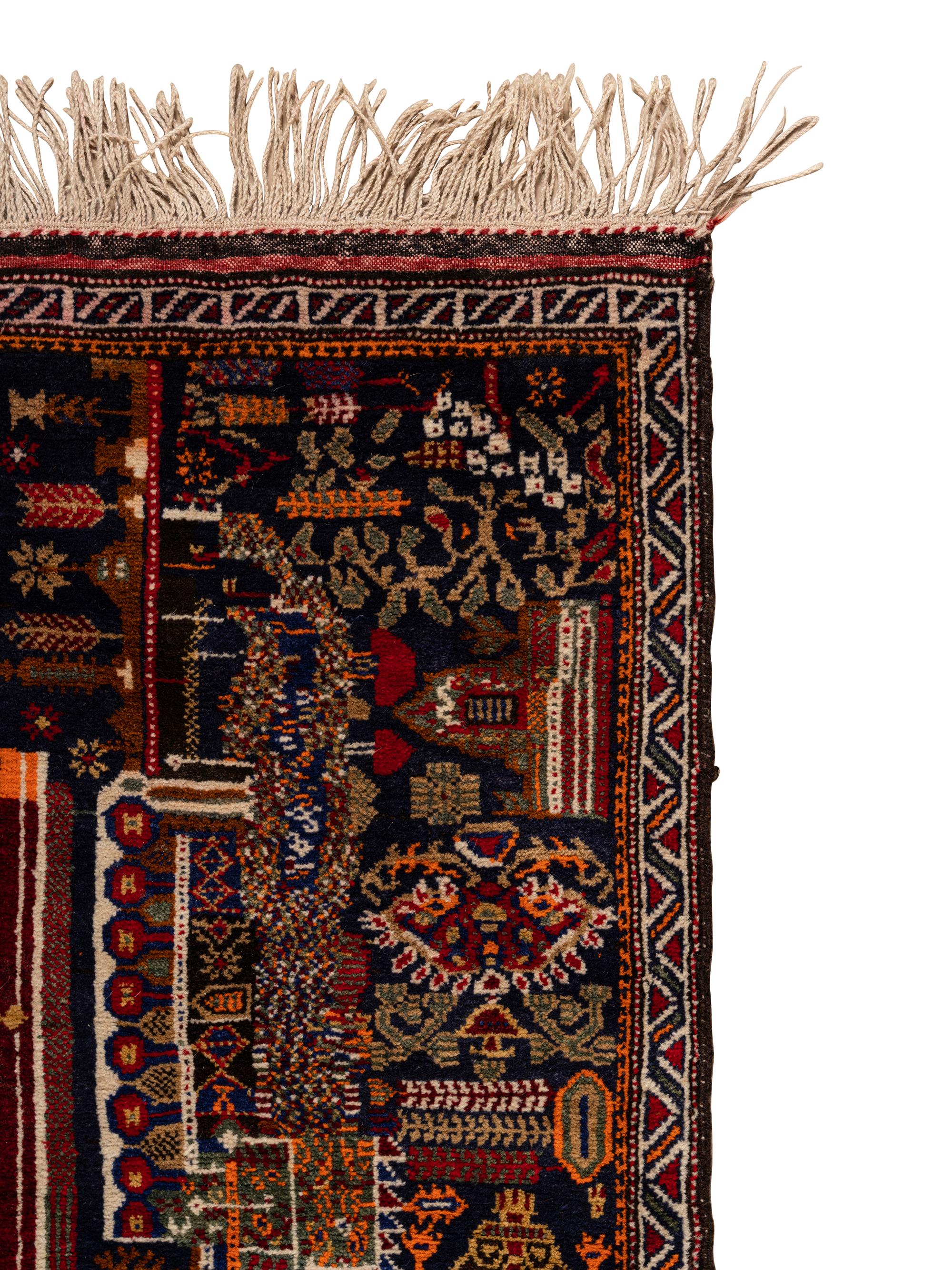 Two Afghan Wool Rugs