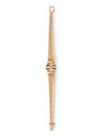CROTON, 14K YELLOW GOLD SURPRISE WRISTWATCH