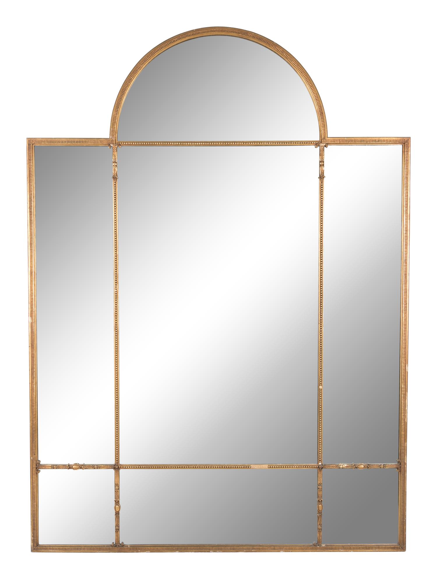 A Set of Three Large Giltwood Mirrors