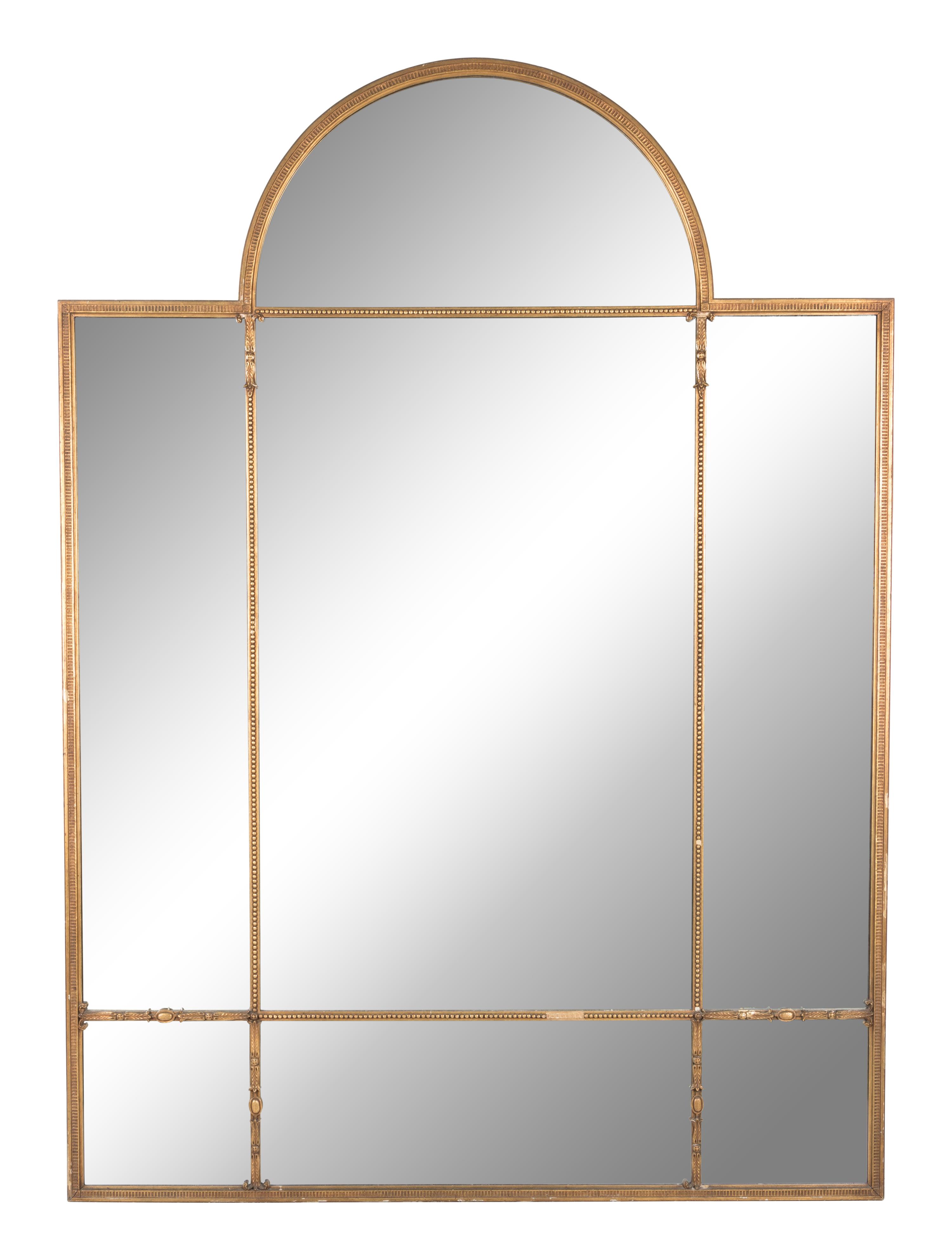 A Set of Three Large Giltwood Mirrors