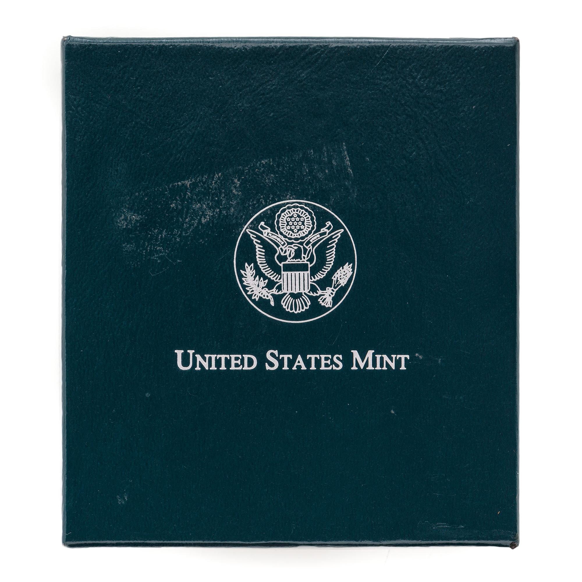 [EXONUMIA]. Civil War Battlefield Commemorative two-coin proof set. US Mint, 1995.