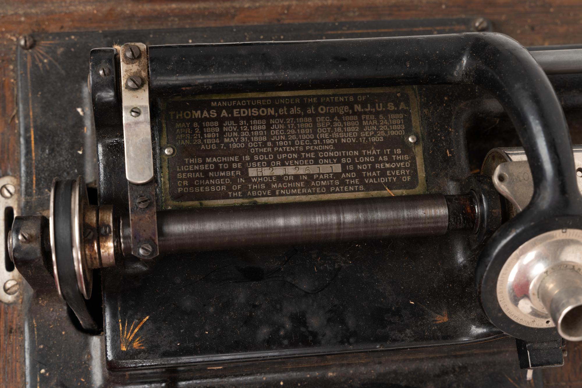 An Edison Home Cylinder Phonograph