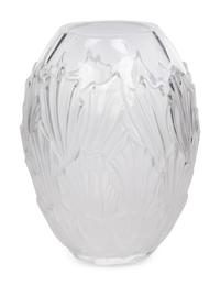 A Lalique Sandrift Vase