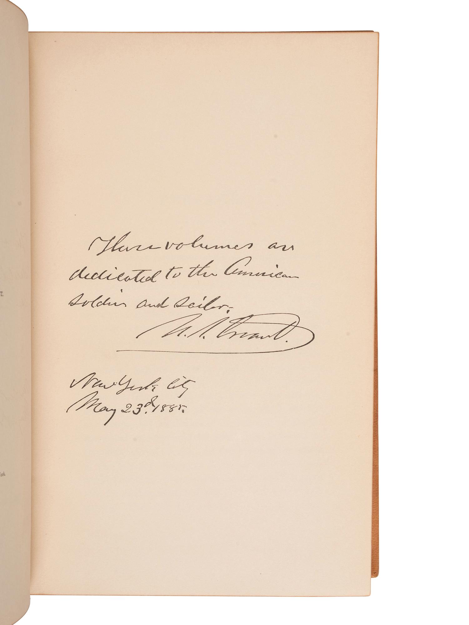 [CIVIL WAR] -- GRANT, Ulysses S. (1822-1885). The Personal Memoirs of U.S. Grant . Vols. I & II.