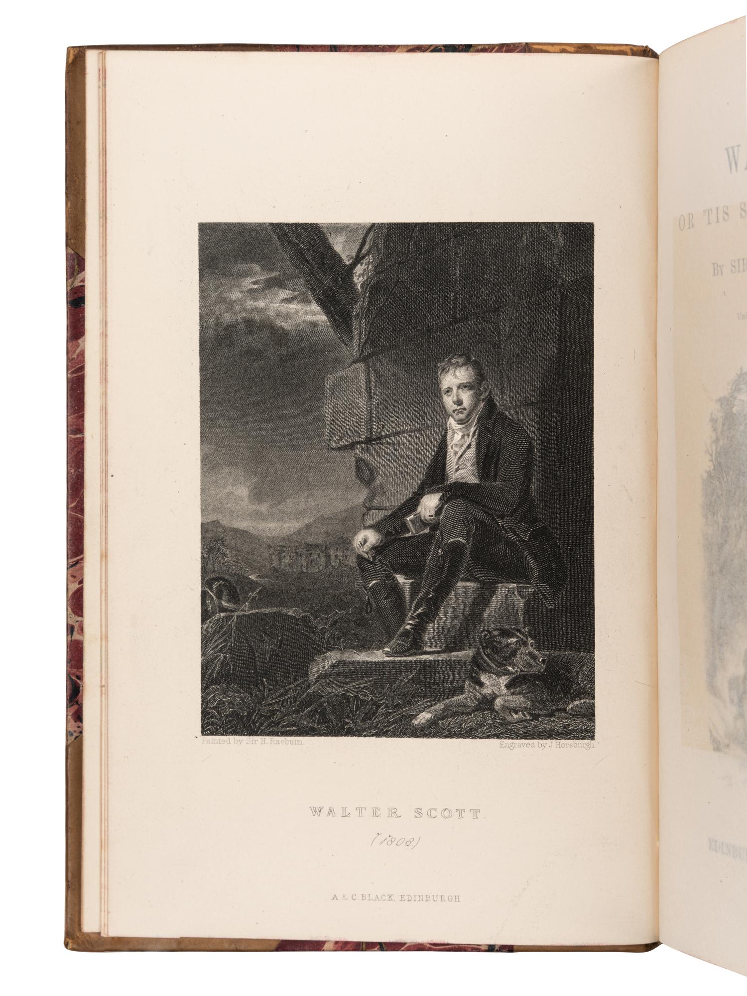SCOTT, Walter, Sir (1771-1832). Waverly Novels . Edinburgh: Adam & Charles Black, 1886-1887.