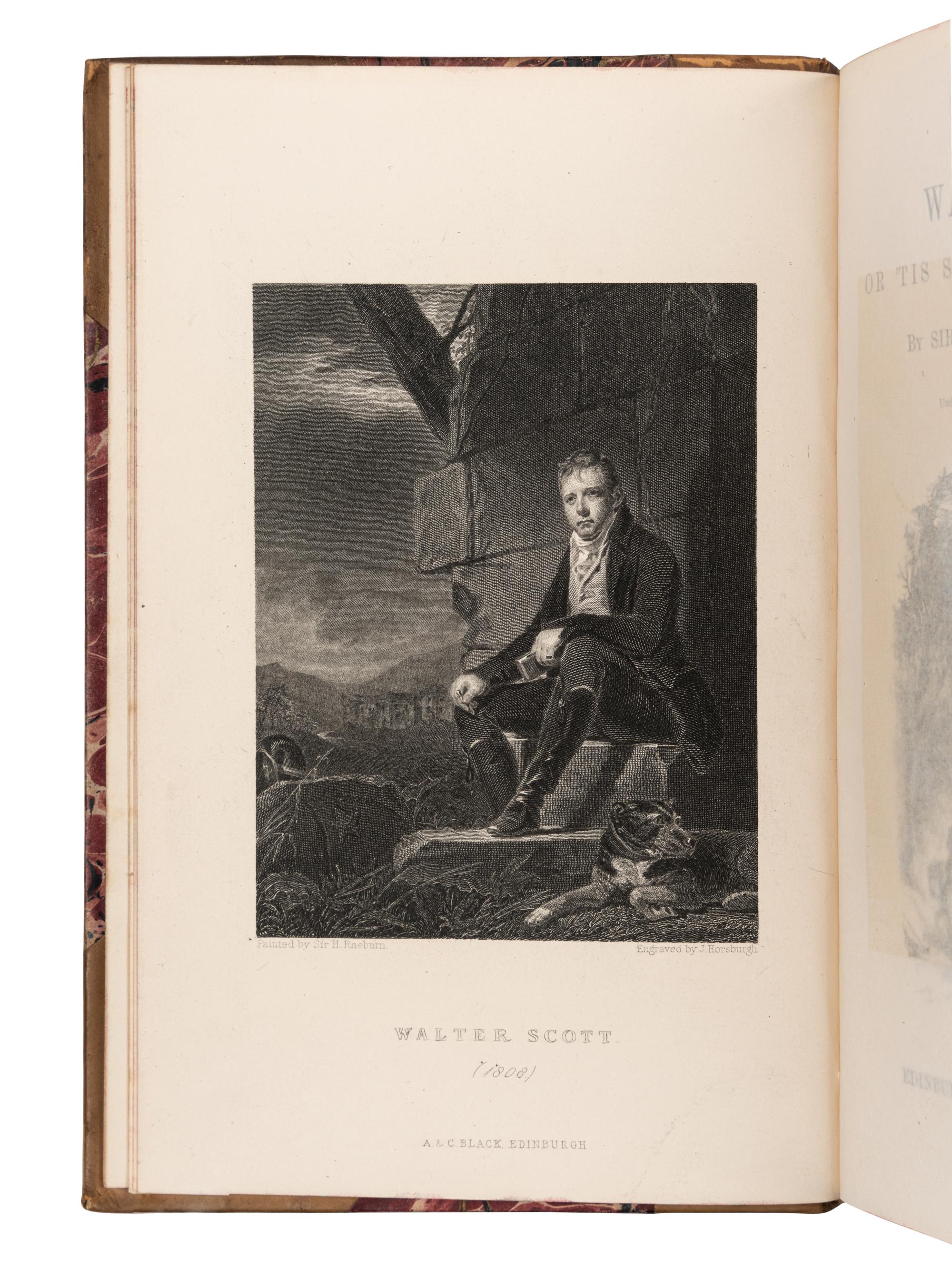 SCOTT, Walter, Sir (1771-1832). Waverly Novels . Edinburgh: Adam & Charles Black, 1886-1887.
