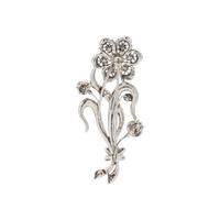 PASTE FLOWER BROOCH