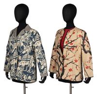 Two Geoffrey Beene Nature-Motif Jackets and Blouse