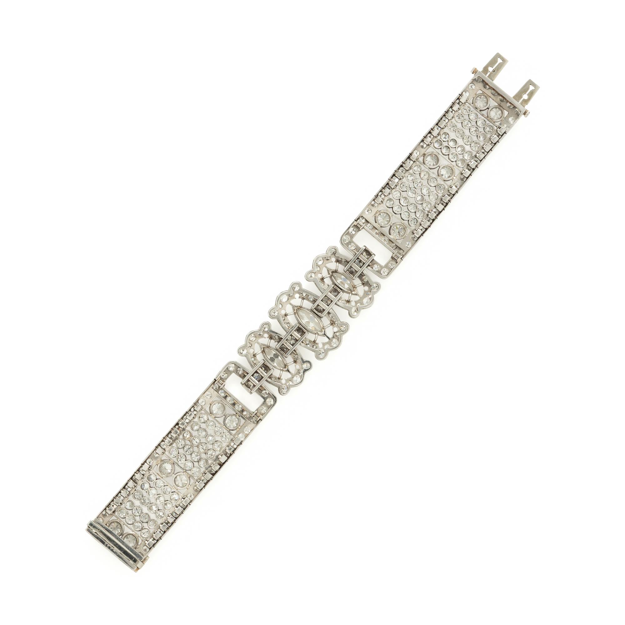 Diamond and Platinum Bracelet