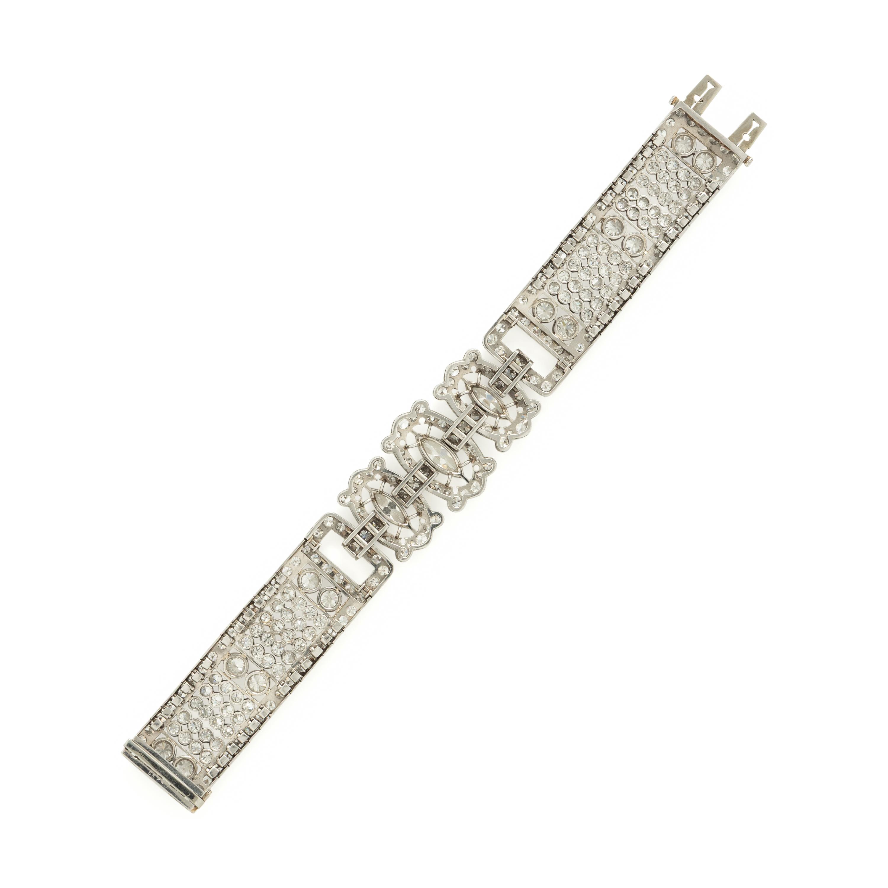 Diamond and Platinum Bracelet