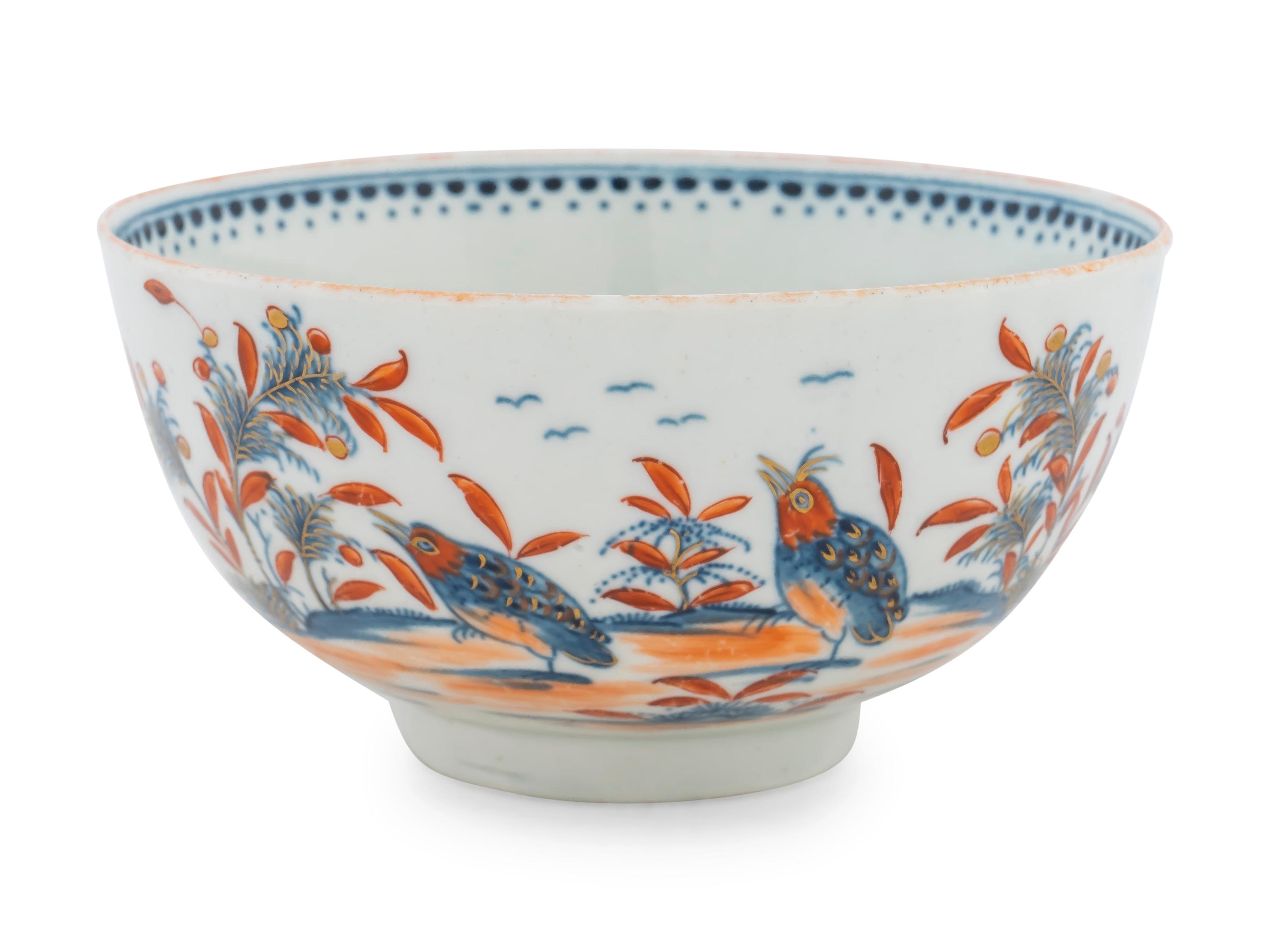 A Small Worcester Porcelain Waste Bowl — C. 1770