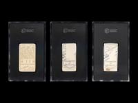 A Group of Three Early 20th Century Tobacco Baseball Cards (SGC AUTHENTIC),