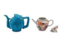Two Chinese Porcelain Teapots