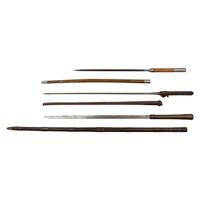 Lot of 3 Martial Swagger Sticks