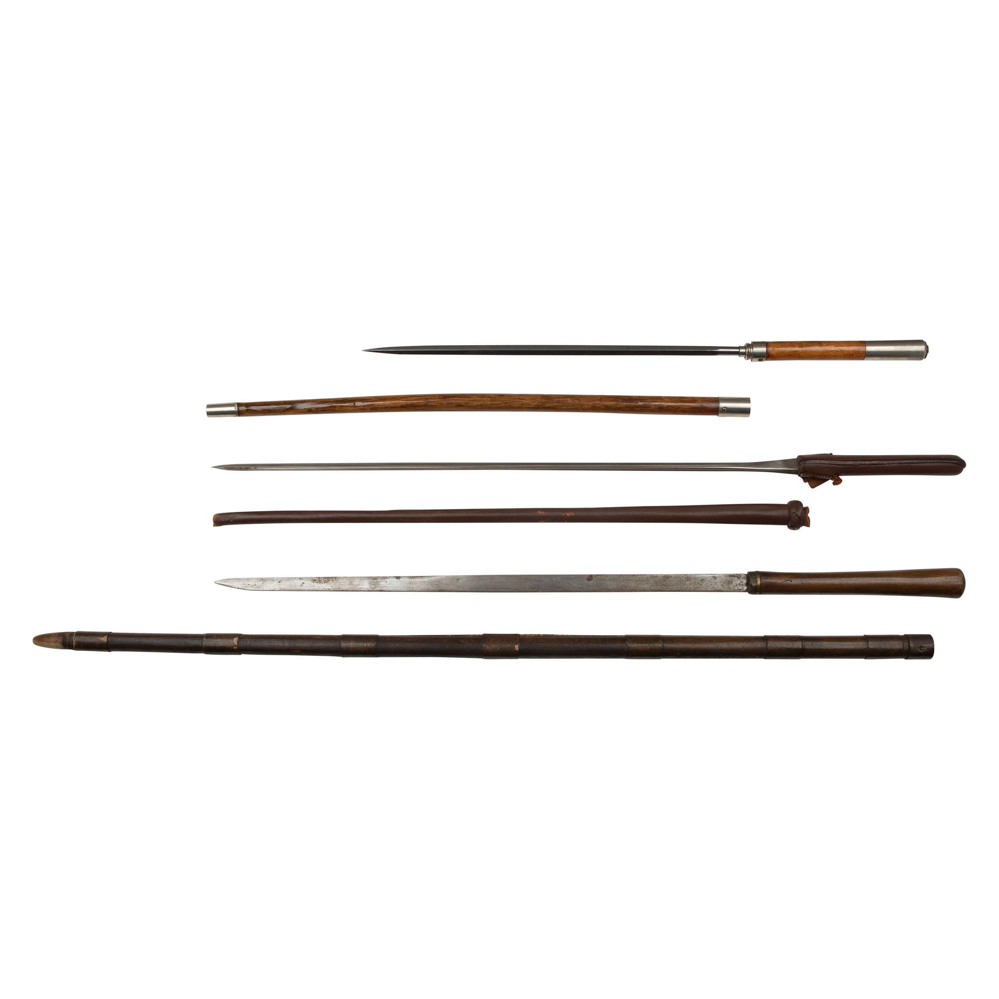 Lot of 3 Martial Swagger Sticks