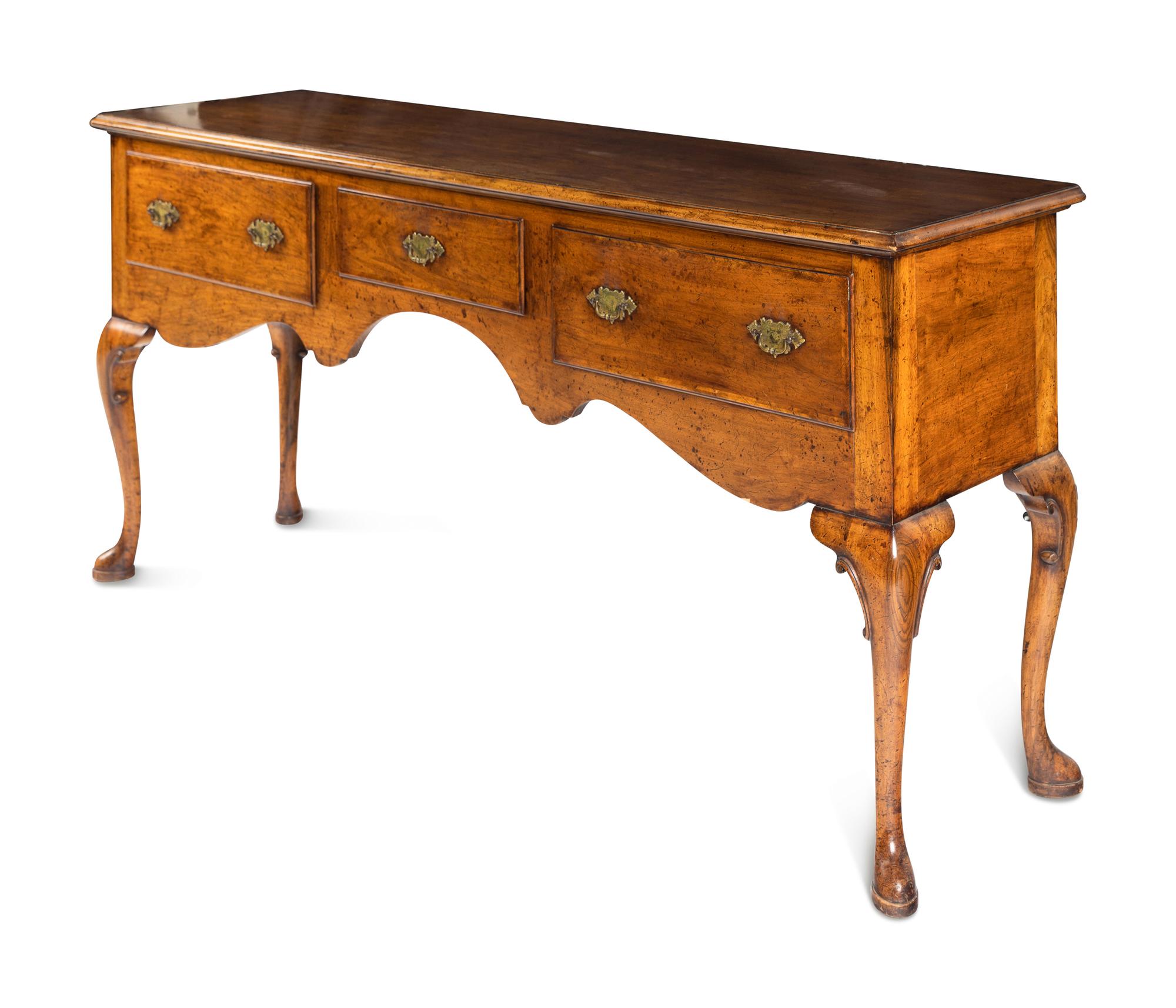 A George II Walnut Sideboard