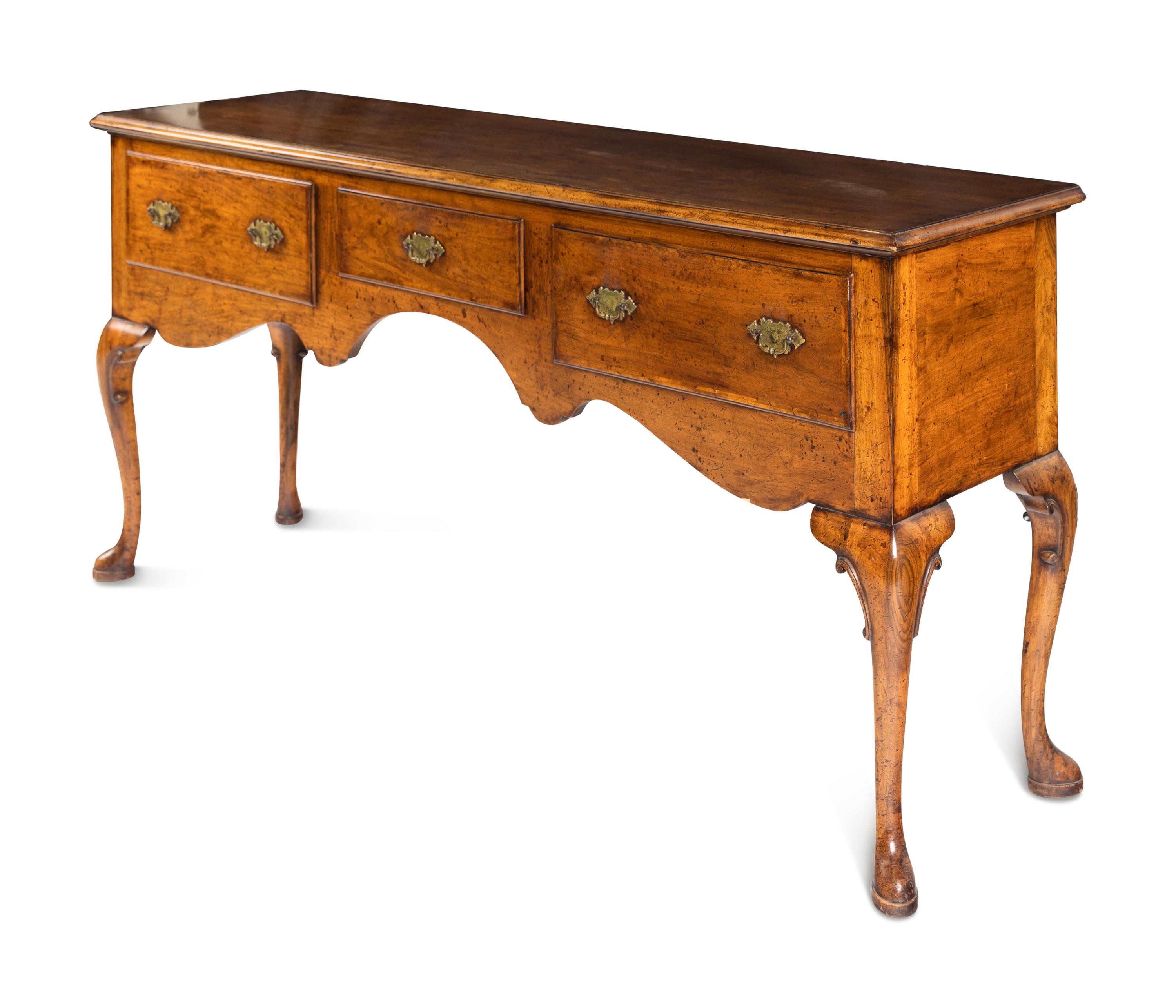 A George II Walnut Sideboard