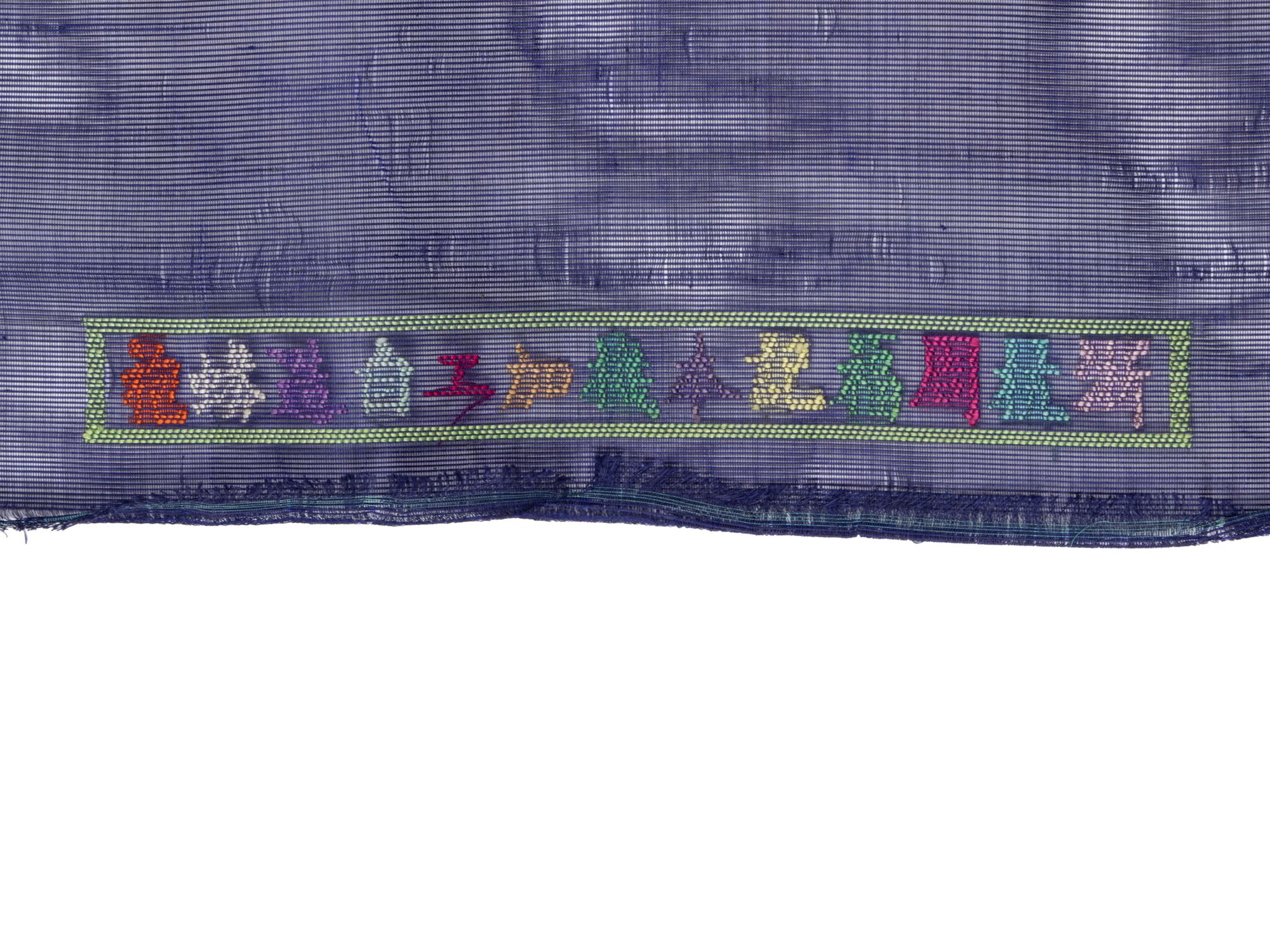 Two Sets of Uncut Silk Gauze Dragon Robe Yardage