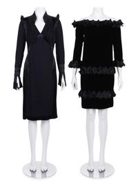 Two Yves Saint Laurent Dresses, 1980-2000s