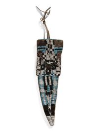 Ute Beaded Tab Bag, Made from a Recycled Boot