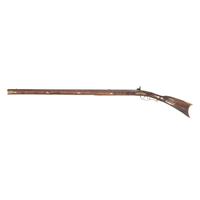 Silver Mounted Full Stock Kentucky Long Rifle Signed "W*L" (William Laudenslager of Snyder County, PA)