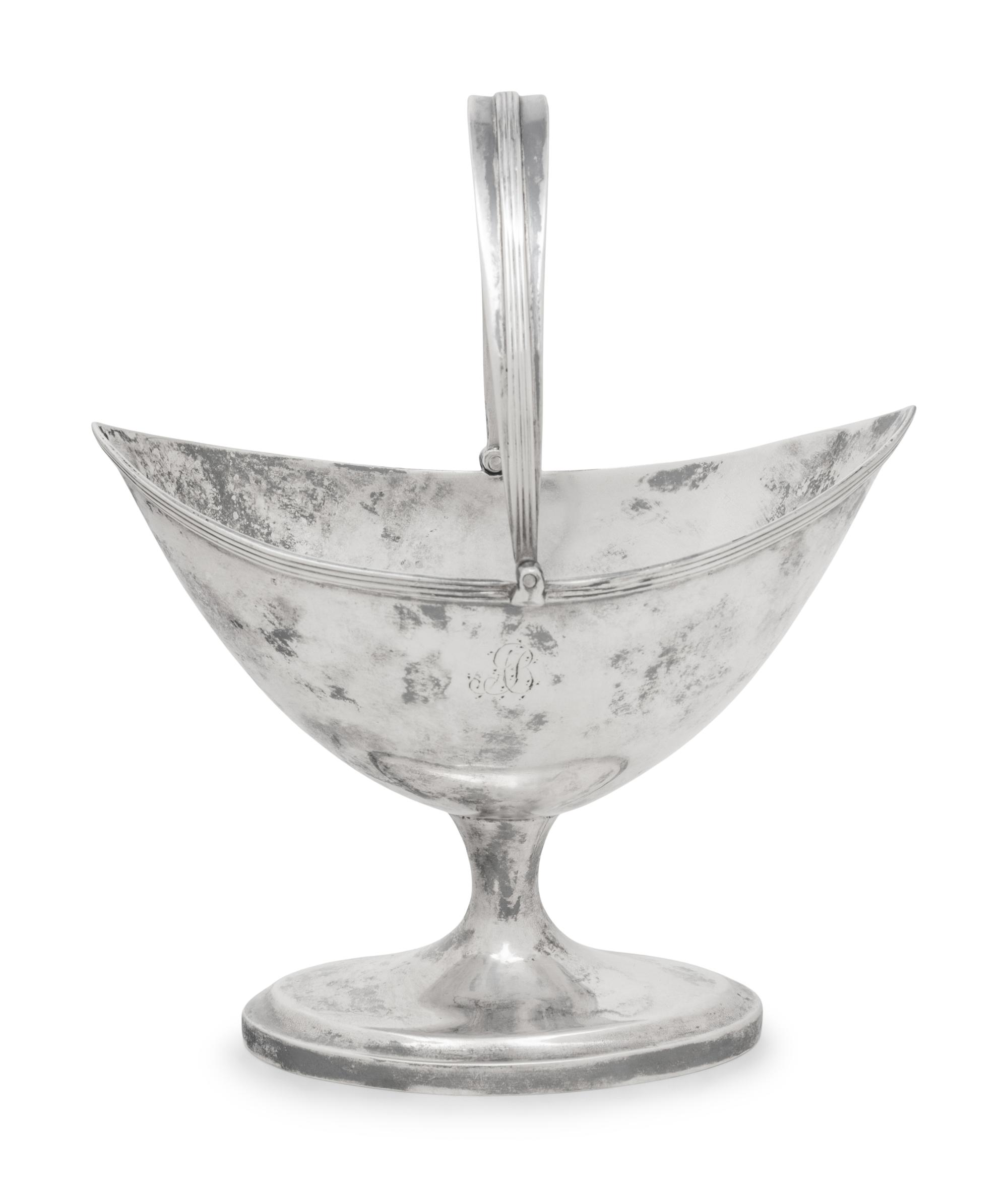 A Provincial Irish George III Silver Sugar Basket