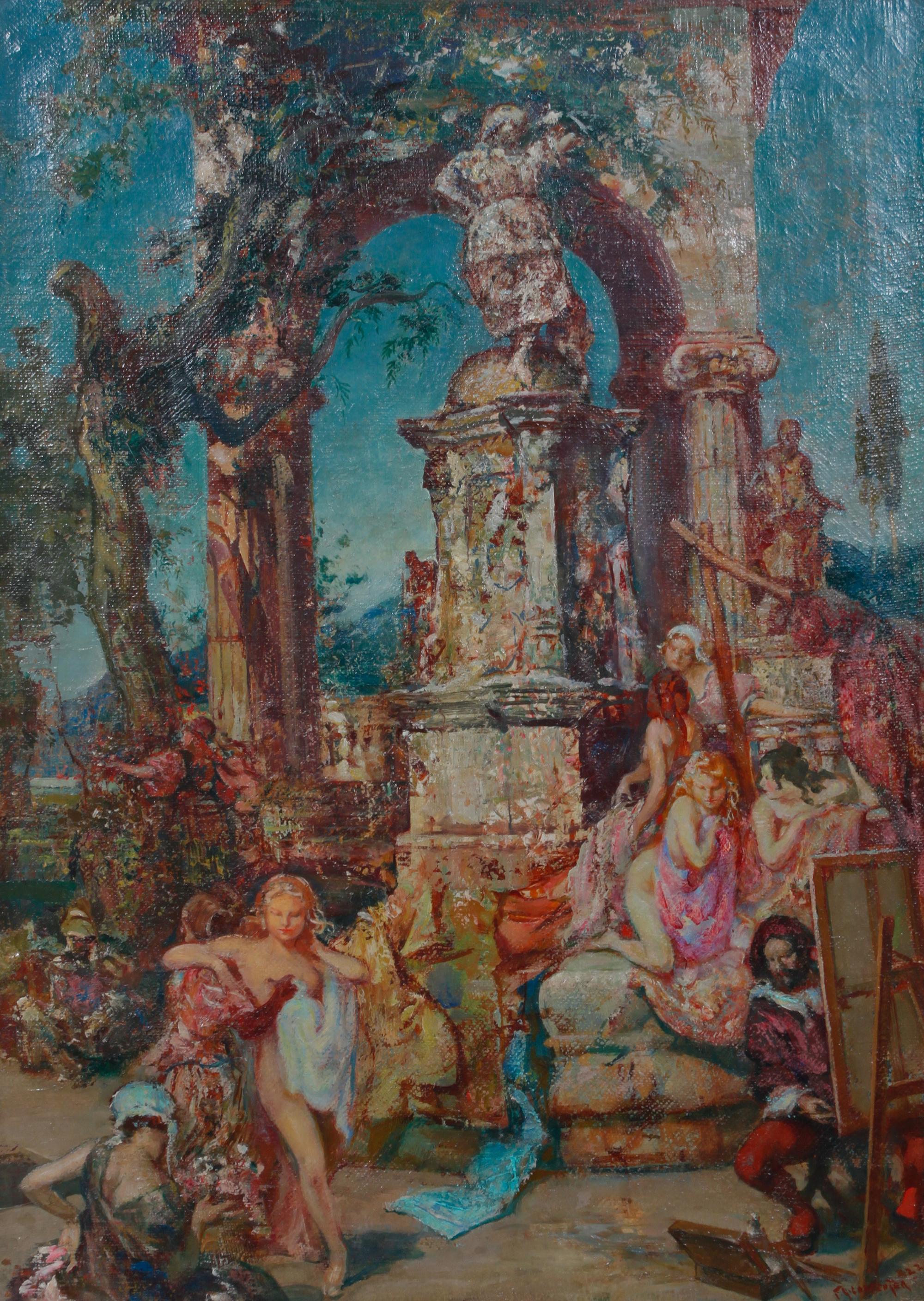 Artist in Domestic Setting, 1922
