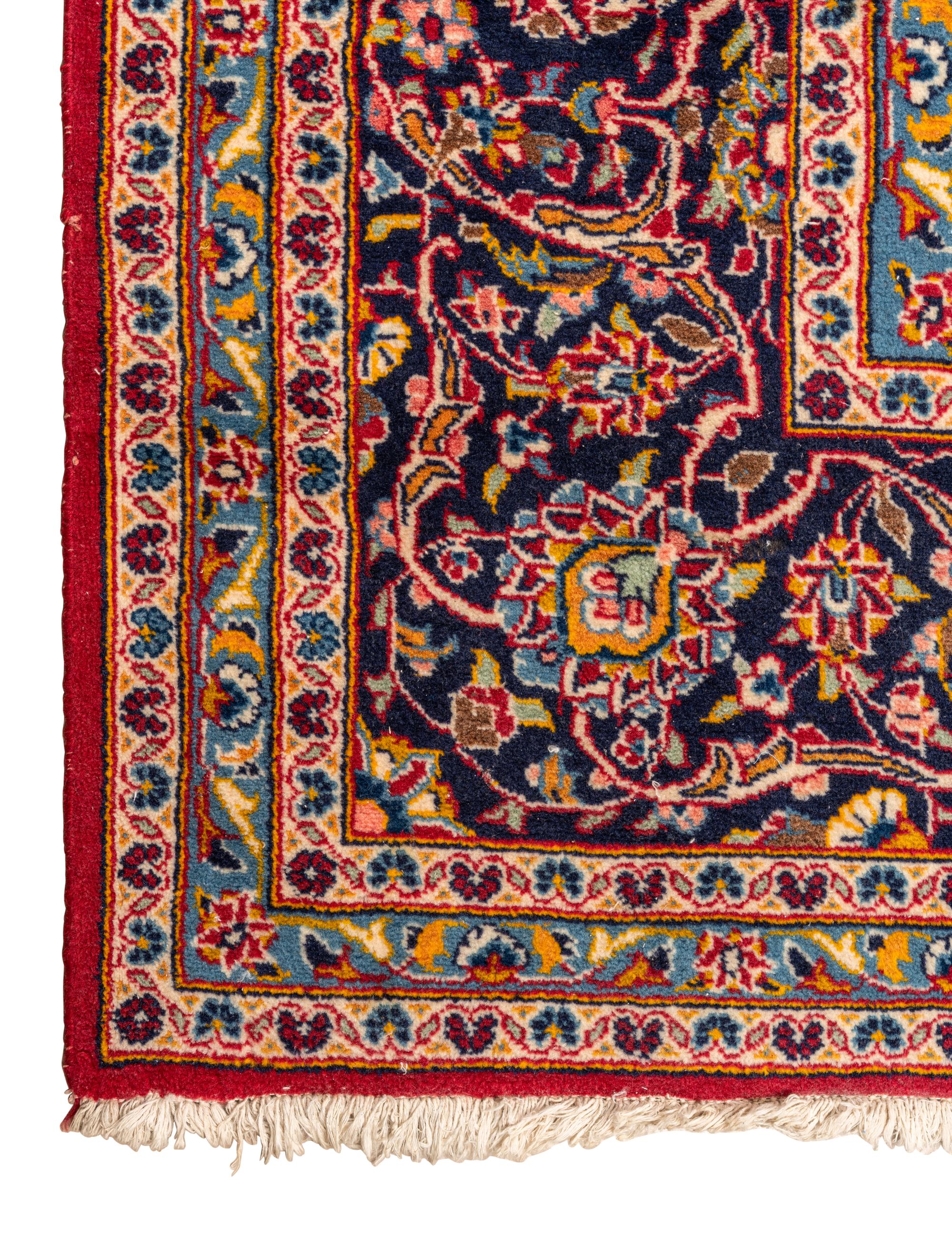 A Kashan Wool Rug