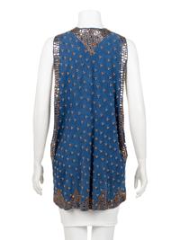 Givenchy Haute Couture Studded Suede Vest, 1970s