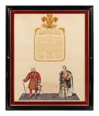 Nine Engravings Depicting the Coronation of George IV