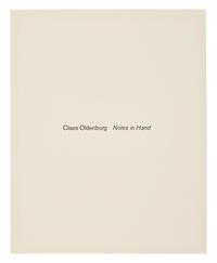 [Art] Oldenburg, Claes. Notes in Hand