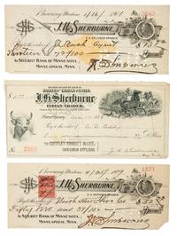 [NATIVE AMERICANS]. Numismatics and philately, including stamps and engraving of $5 bill.