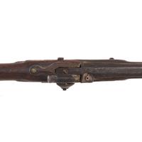 Native Altered Percussion Trade Gun by Isaac Hollis & Sons