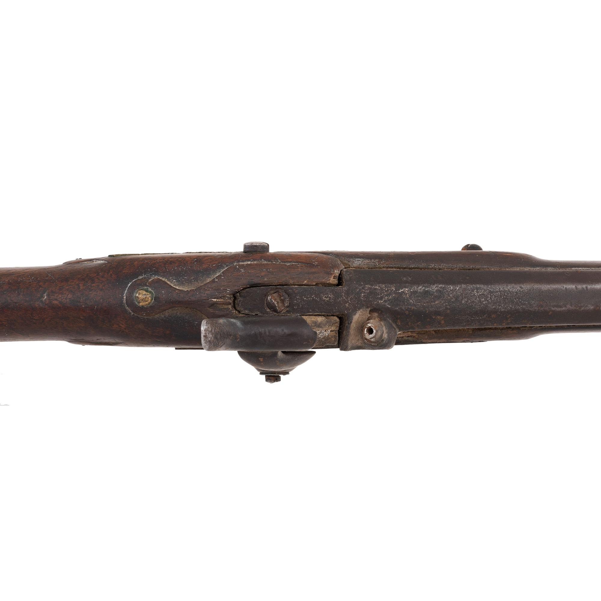 Native Altered Percussion Trade Gun by Isaac Hollis & Sons