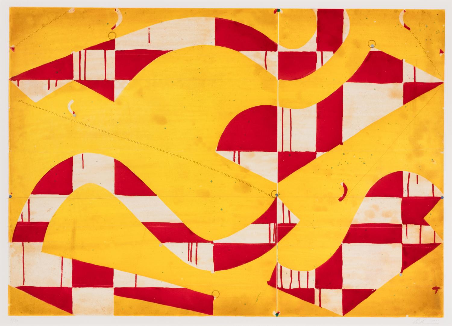 Seven String with Yellow and Red , 2001