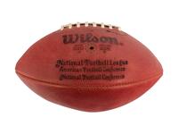 A 1986 Chicago Bears vs. Tampa Bay Buccaneers Game Ball Presented to Mike Ditka Formerly Displayed at Mike Ditka's Restaurant
