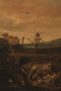 CORNELIS SAFTLEVEN (DUTCH 1607-1681) "DEATH, THE REAPER"
