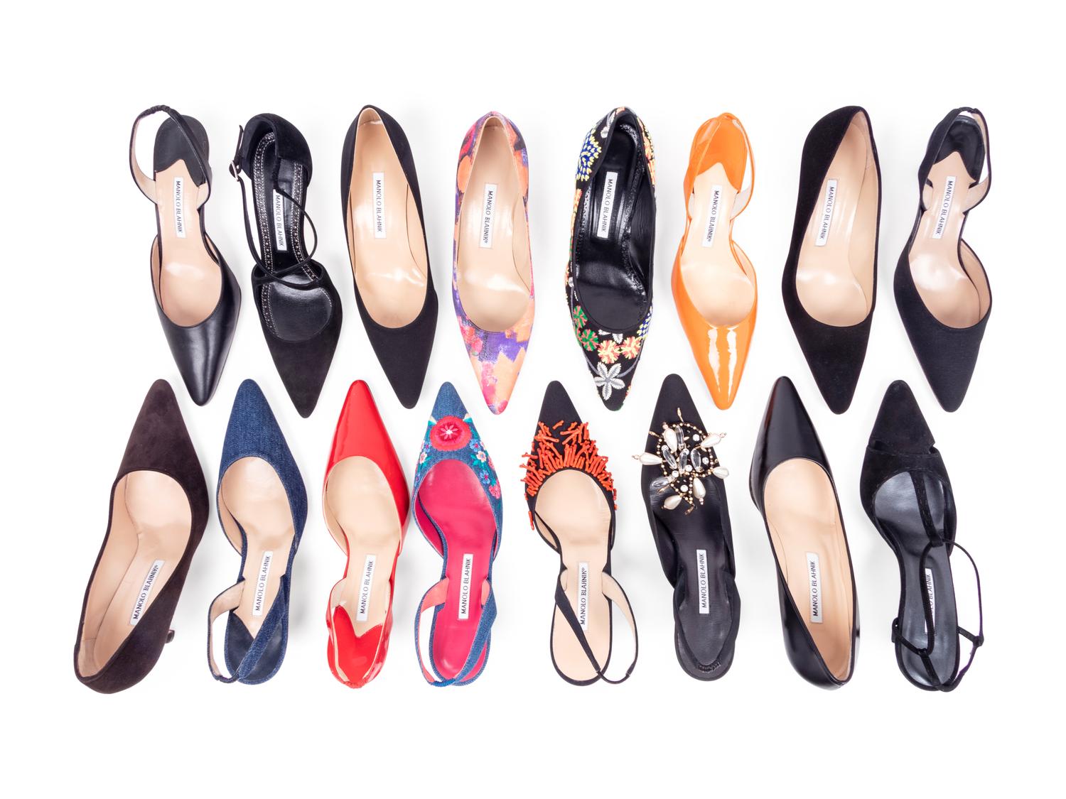Sixteen Pairs of Manolo Blahnik Heels