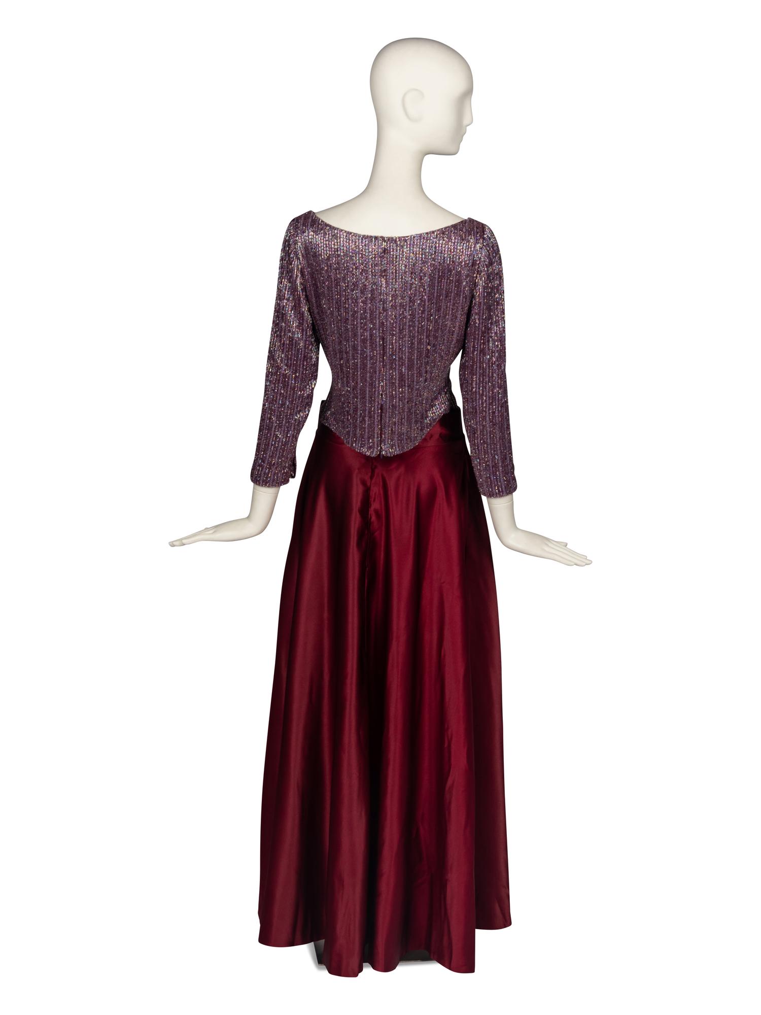 Carolina Herrera Beaded Top & Skirt