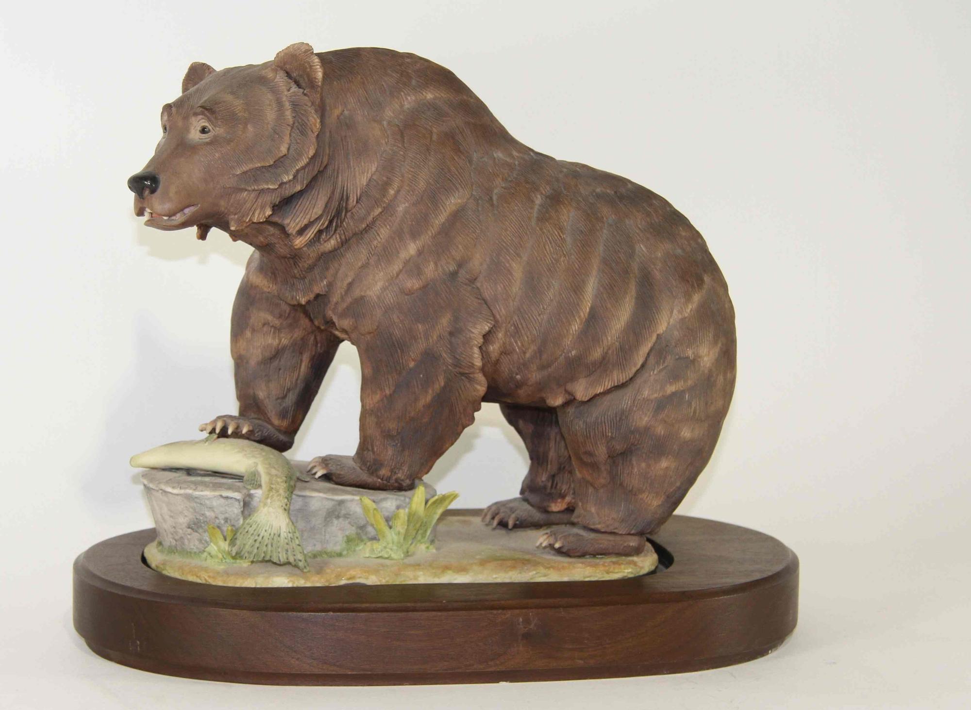 A Haeger Pottery Figure Width 14 1/2 inches. — ATTRIBUTED TO ERIC OLSEN
