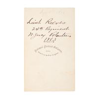 Model 1850 Foot Officers Sword Inscribed to Lt. James Reeves 24th NJ - Wounded at Fredericksburg & Chancellorsville with CDV